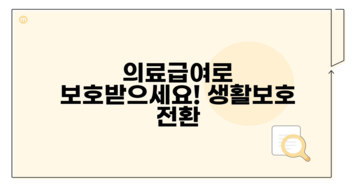 생활보호 대상자 의료급여 전환