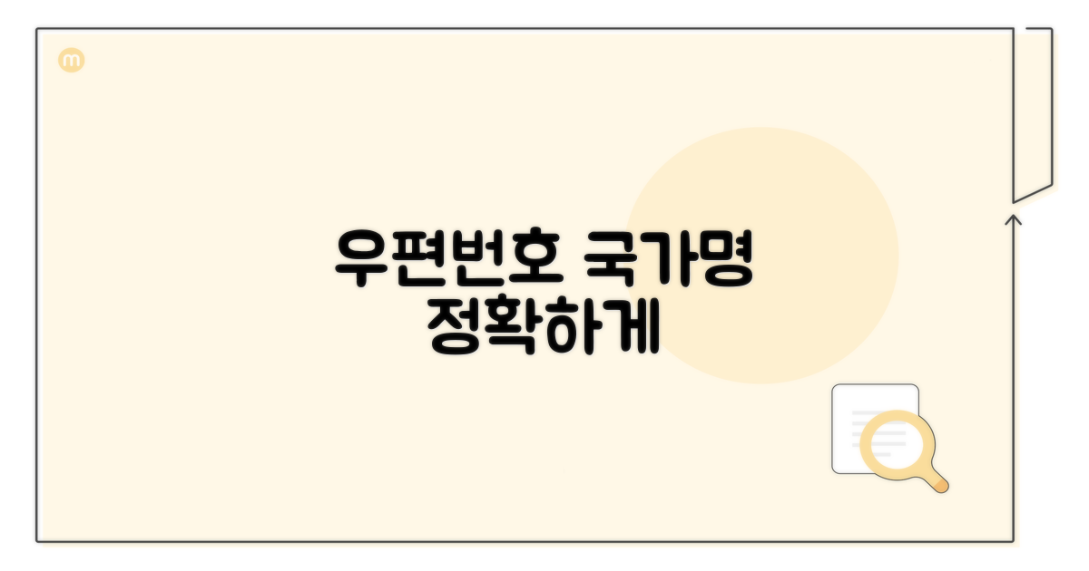 우편번호와 국가명, 제대로 적기