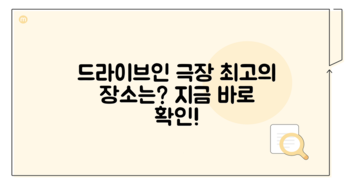 드라이브인 극장, 어디가 좋을까?