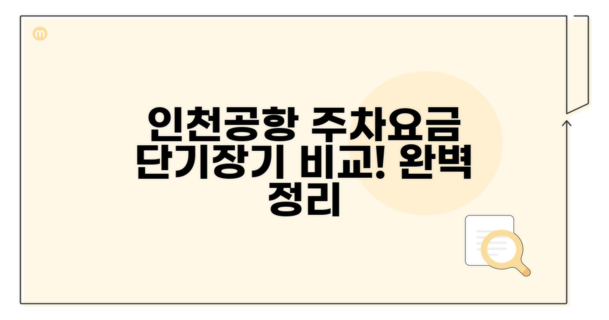 인천공항 주차요금 단기 장기