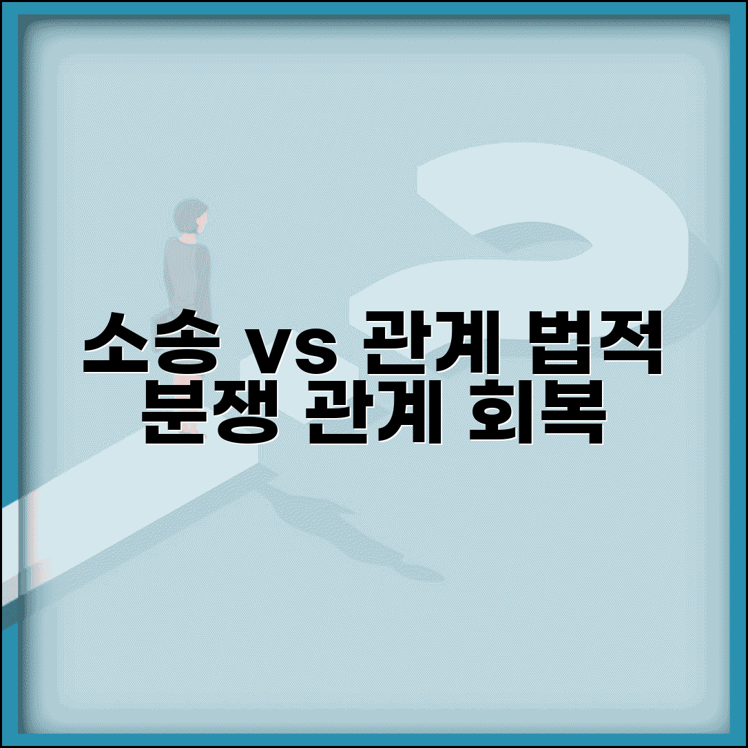 소송 걸면 관계 끝나나요 | 법적 분쟁 | 인간관계 | 회복