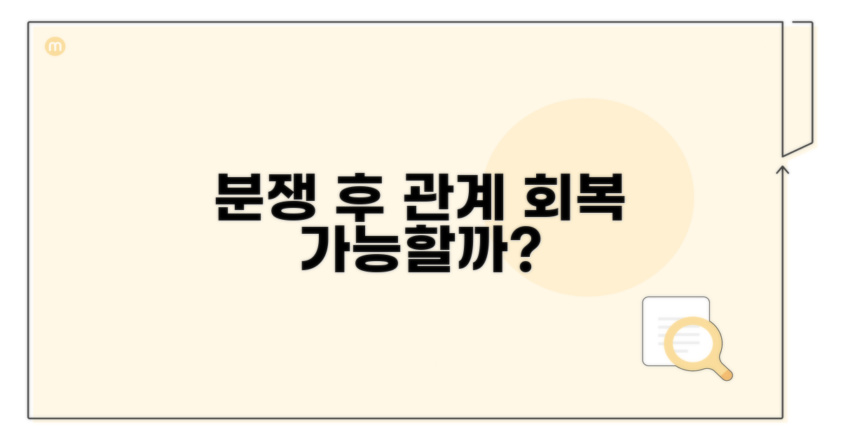 법적 분쟁, 관계 회복의 길