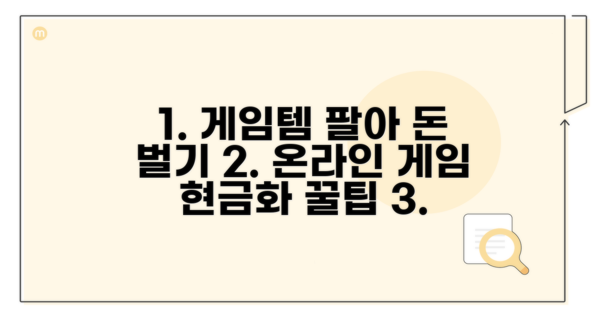 온라인 게임 아이템 현금화 방법