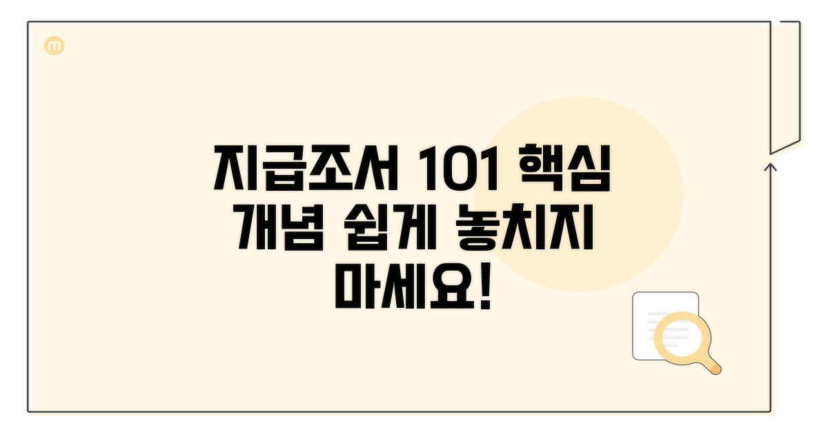 지급조서, 기본 개념 이해하기