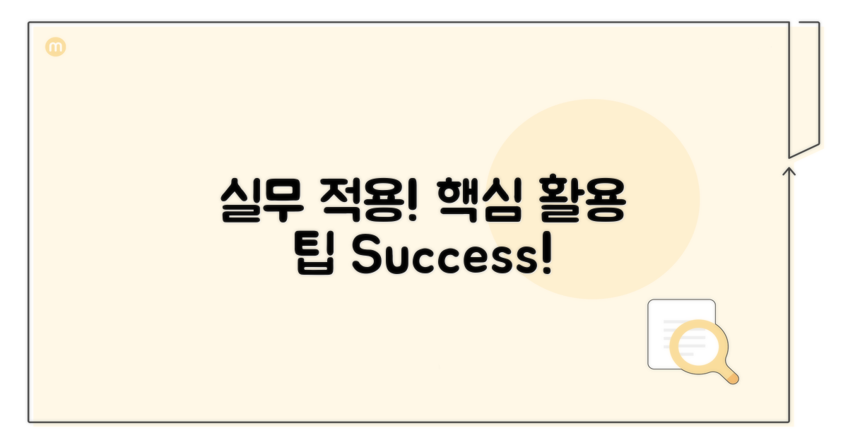 실무 적용을 위한 활용 팁