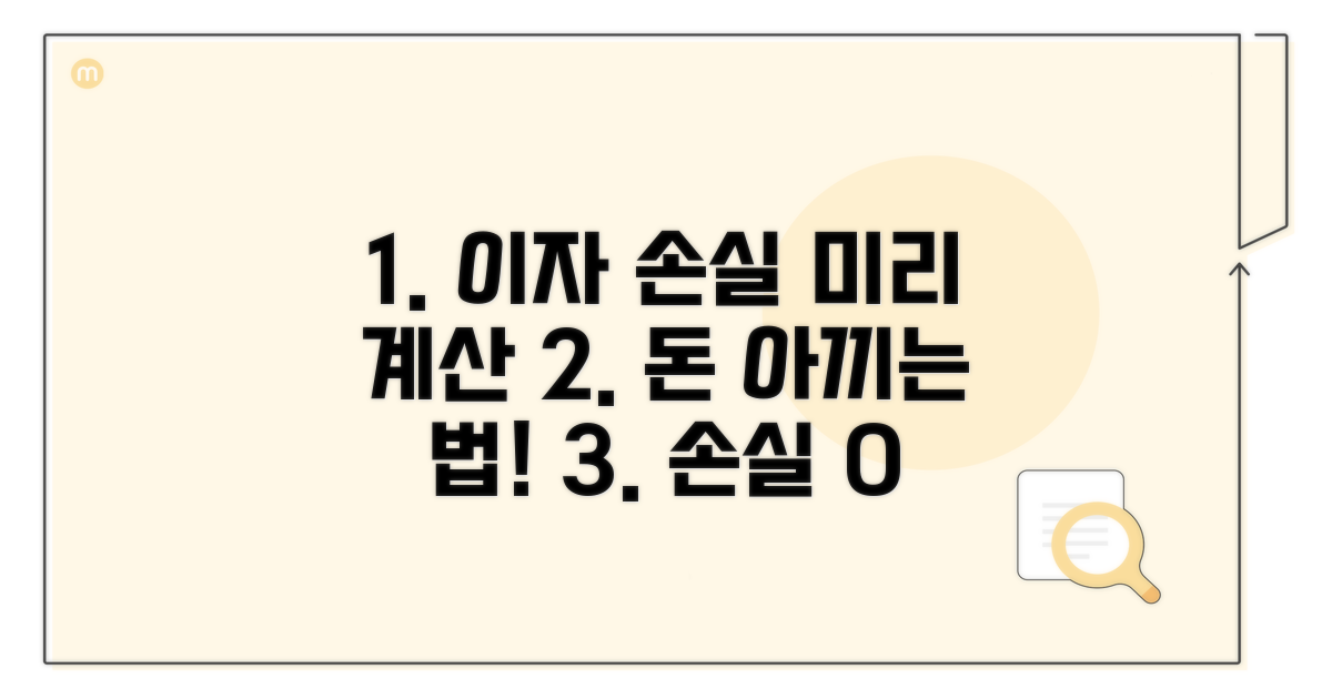 예상 이자 손실 미리 계산하기