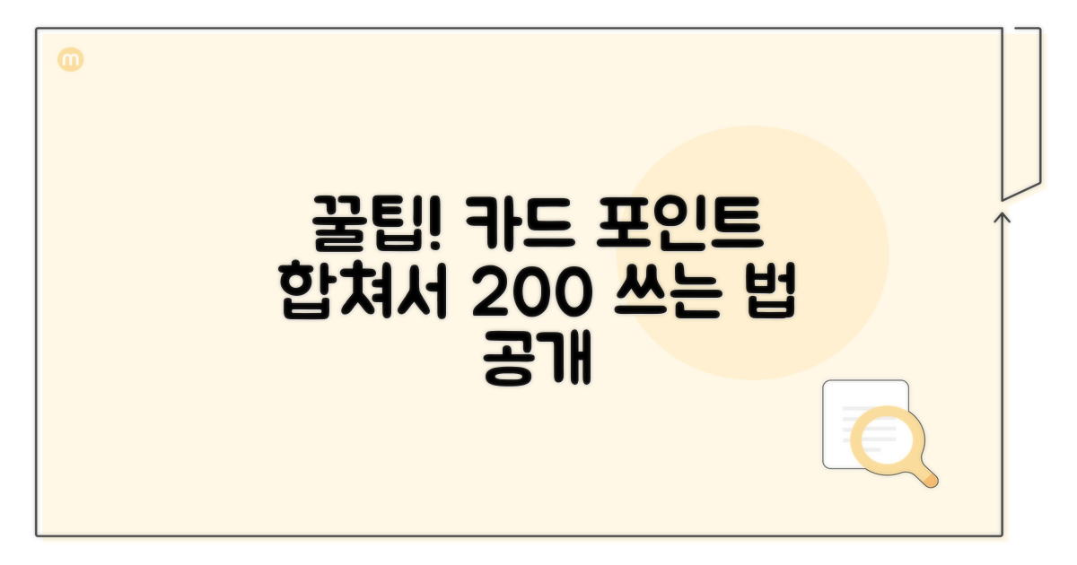 카드 포인트 합치는 방법 알아보기