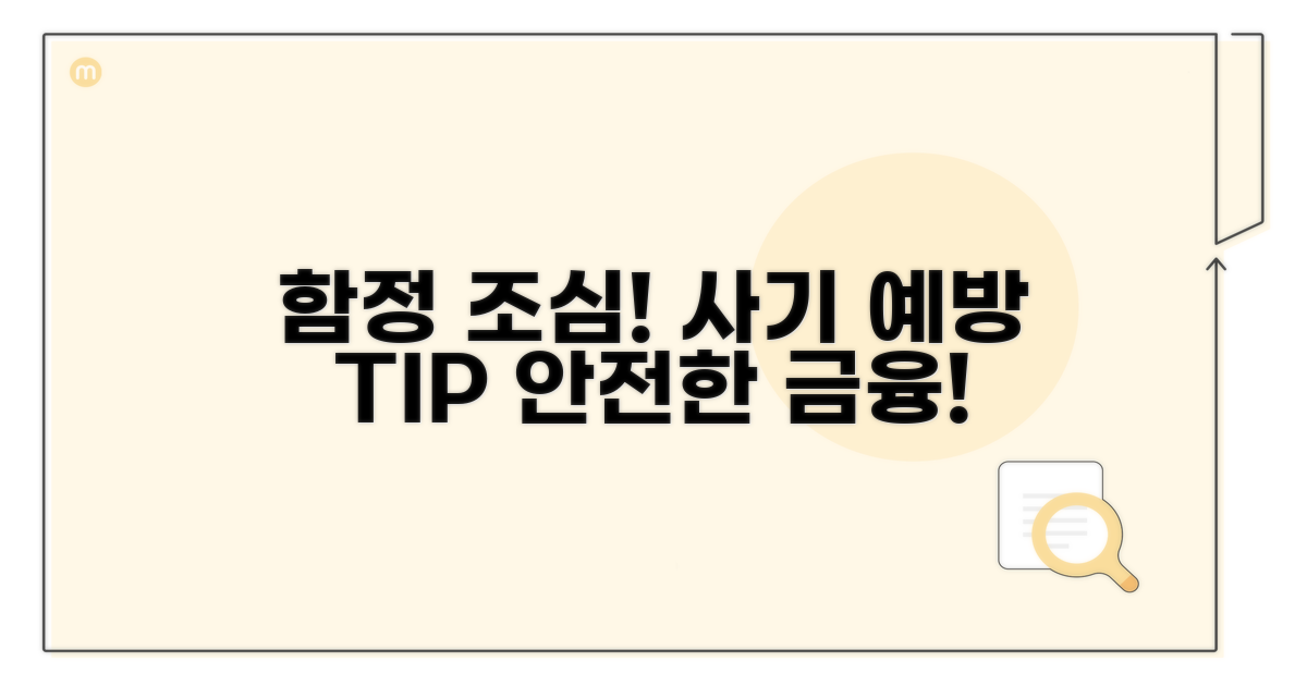 주의해야 할 함정과 금융 사기 예방