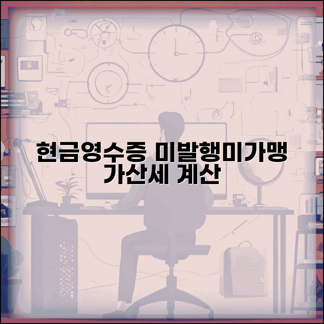 현금영수증 미발행 가산세 | 현금영수증미가맹가산세 계산