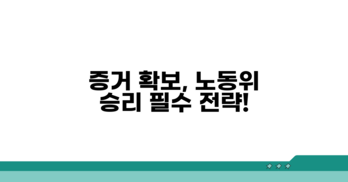 증거 확보와 노동위 대응 전략