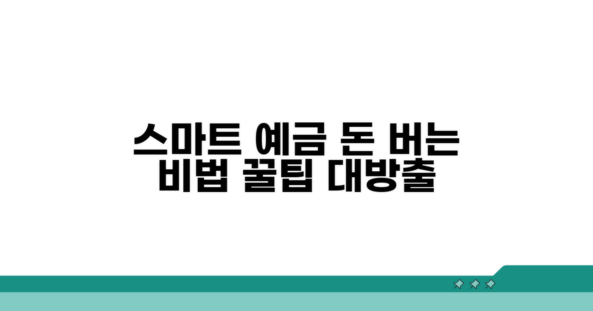 스마트한 예금 관리 노하우