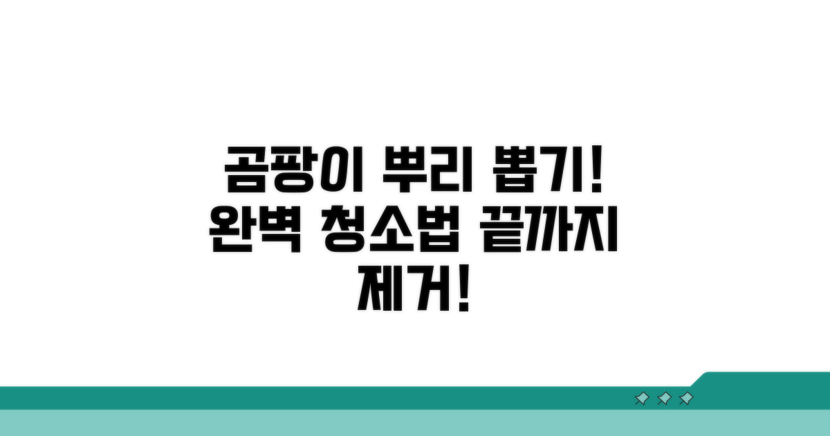 곰팡이 뿌리 뽑는 청소법 완벽 분석