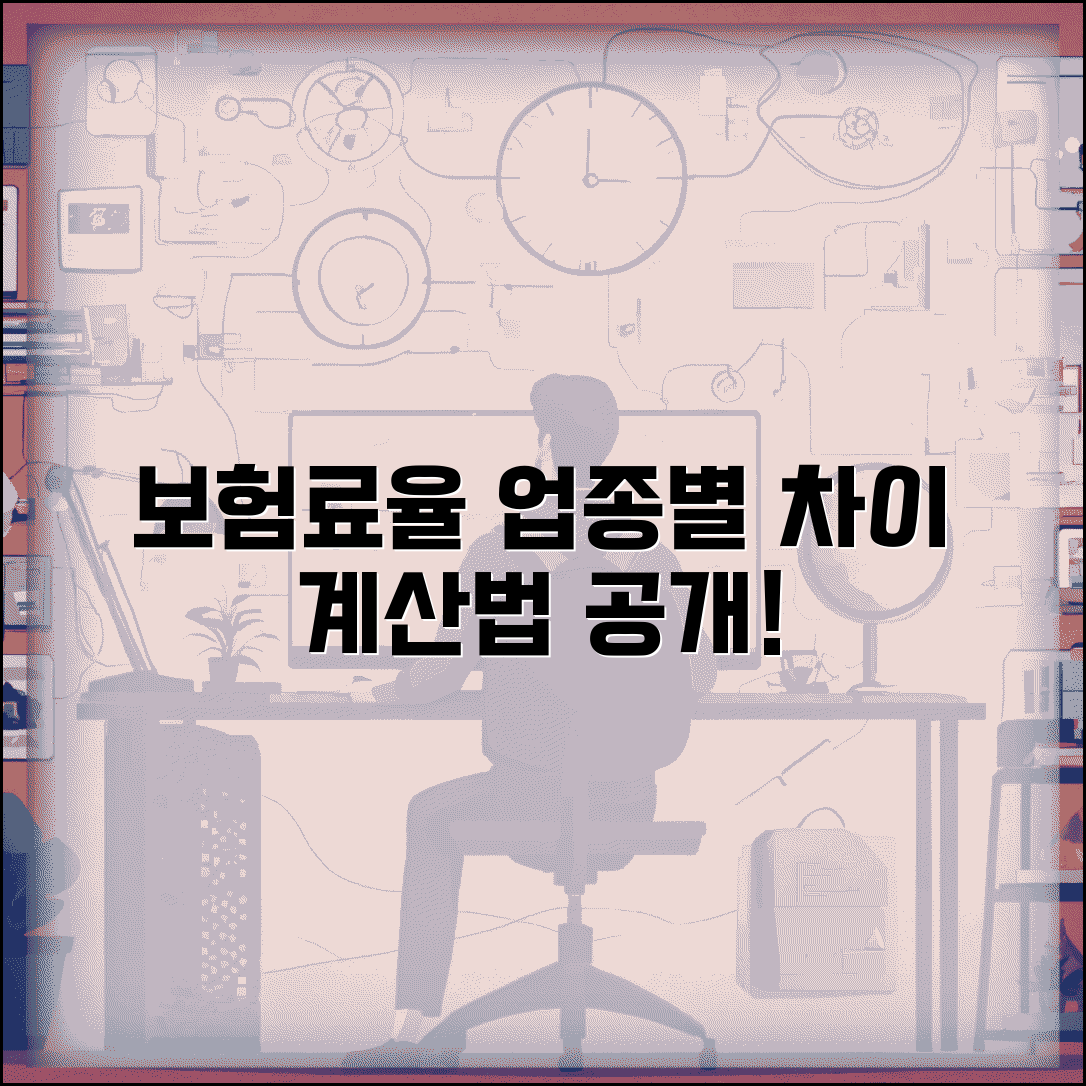 보험료율 산정 기준과 업종별 차이 계산법