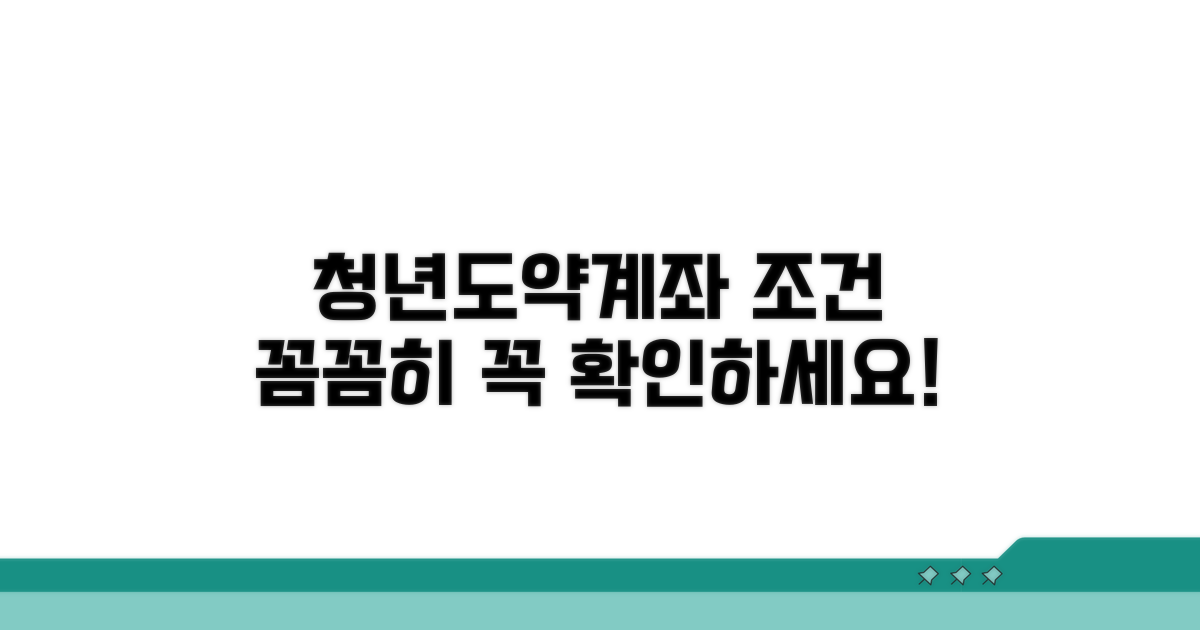 청년도약계좌, 조건 꼼꼼히 따져보기