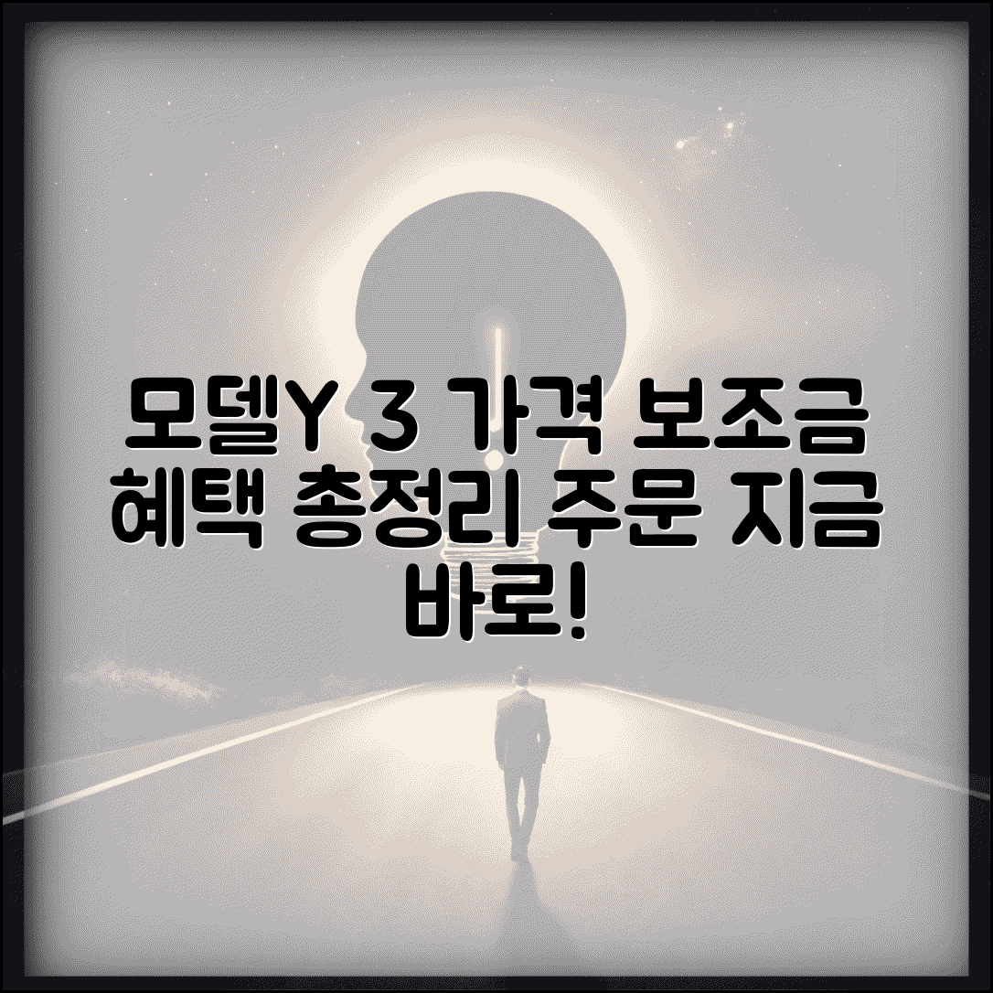테슬라 가격표 모델Y 3 보조금 주문 대기 혜택