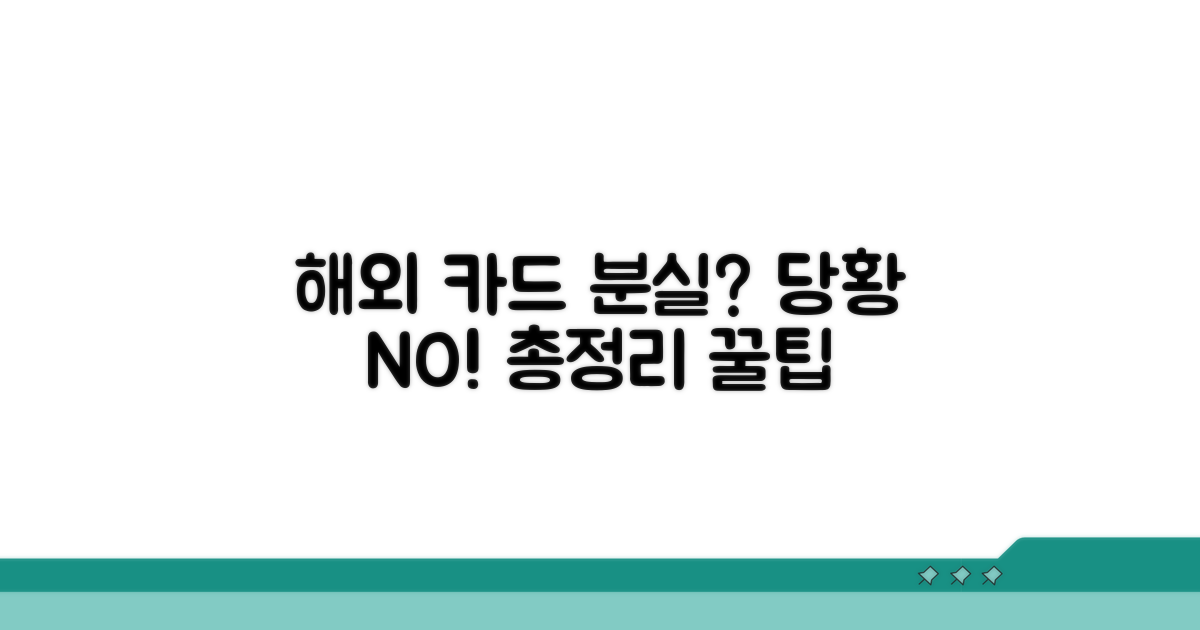 해외에서 카드 분실 대처법 총정리