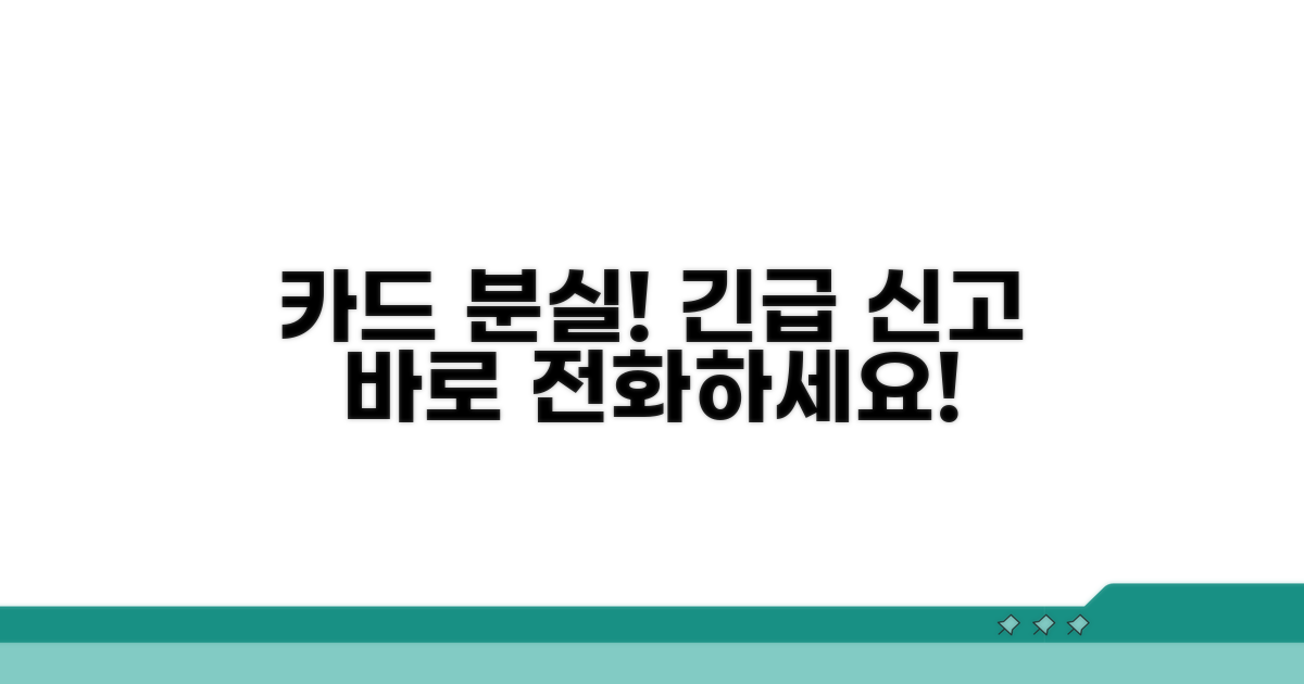 카드 분실, 긴급 신고 번호와 방법