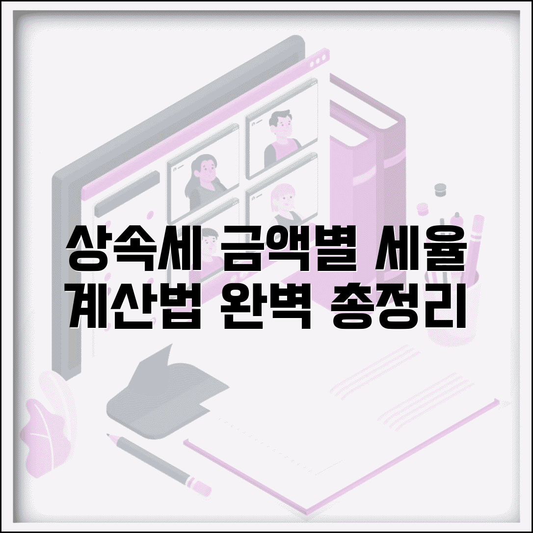 상속세 세율 금액별 비율과 계산 방법 총정리