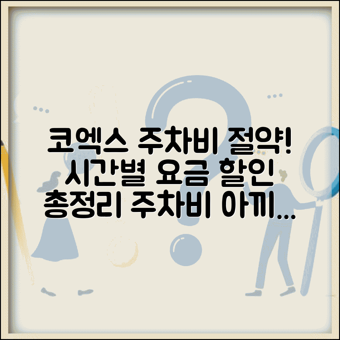 코엑스 주차요금 시간별 요금 할인 | 코엑스몰 컨벤션센터 주차비 절약 방법 총정리