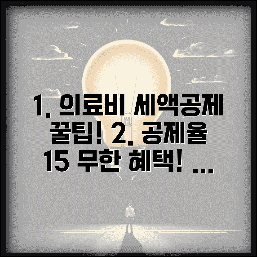 의료비세액공제 한도와 공제율 | 의료비 공제 15% 한도 없음 혜택 총정리