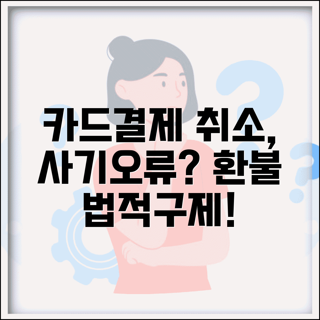 카드결제 강제 취소 사유와 방법 | 부당결제 대처 및 법적 구제수단 총정리