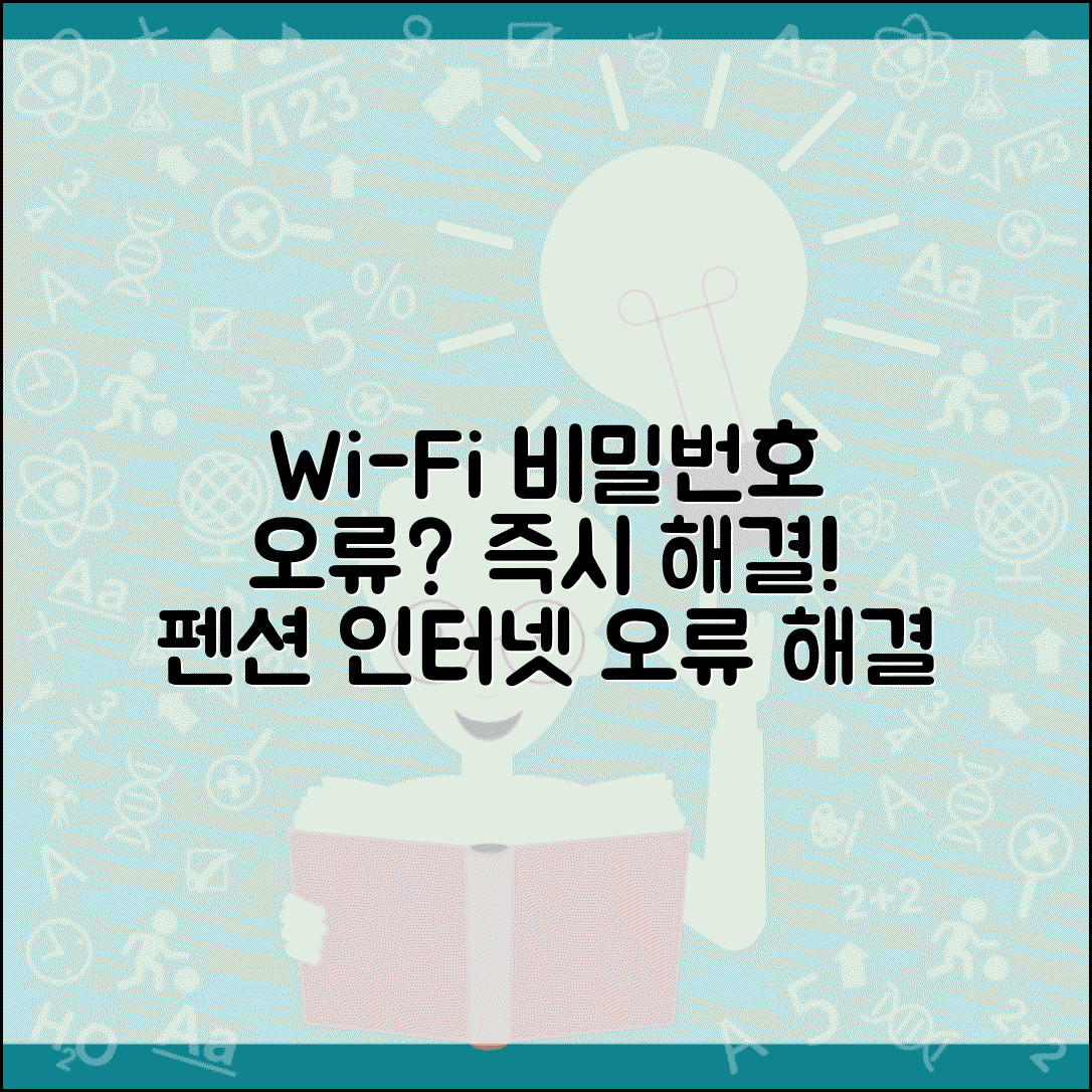 펜션 Wi-Fi 비밀번호 틀림 | 무선인터넷 접속 안됨 해결 방법 | 비밀번호 변경 및 오류 조치