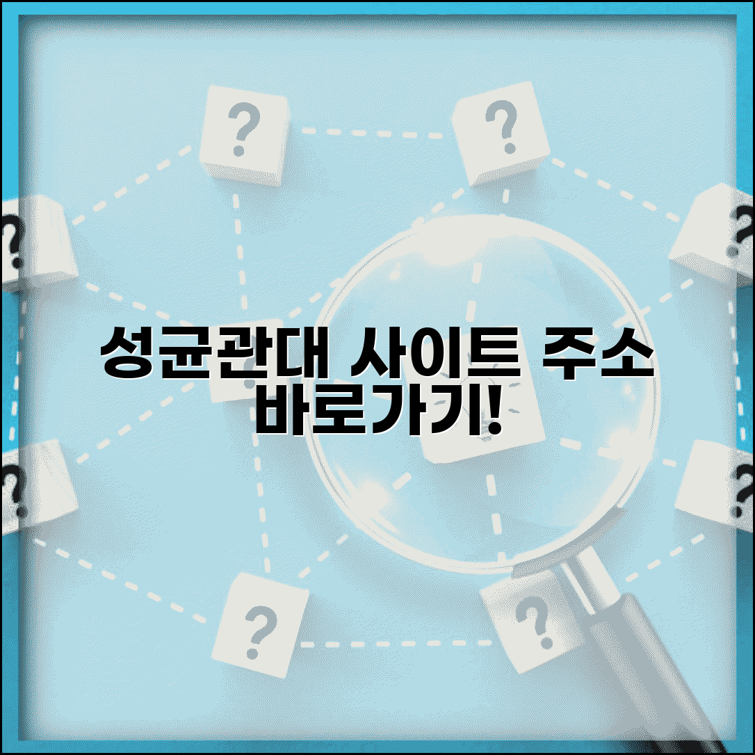 성균관대학교 사이트 주소 | 성균관대 홈페이지