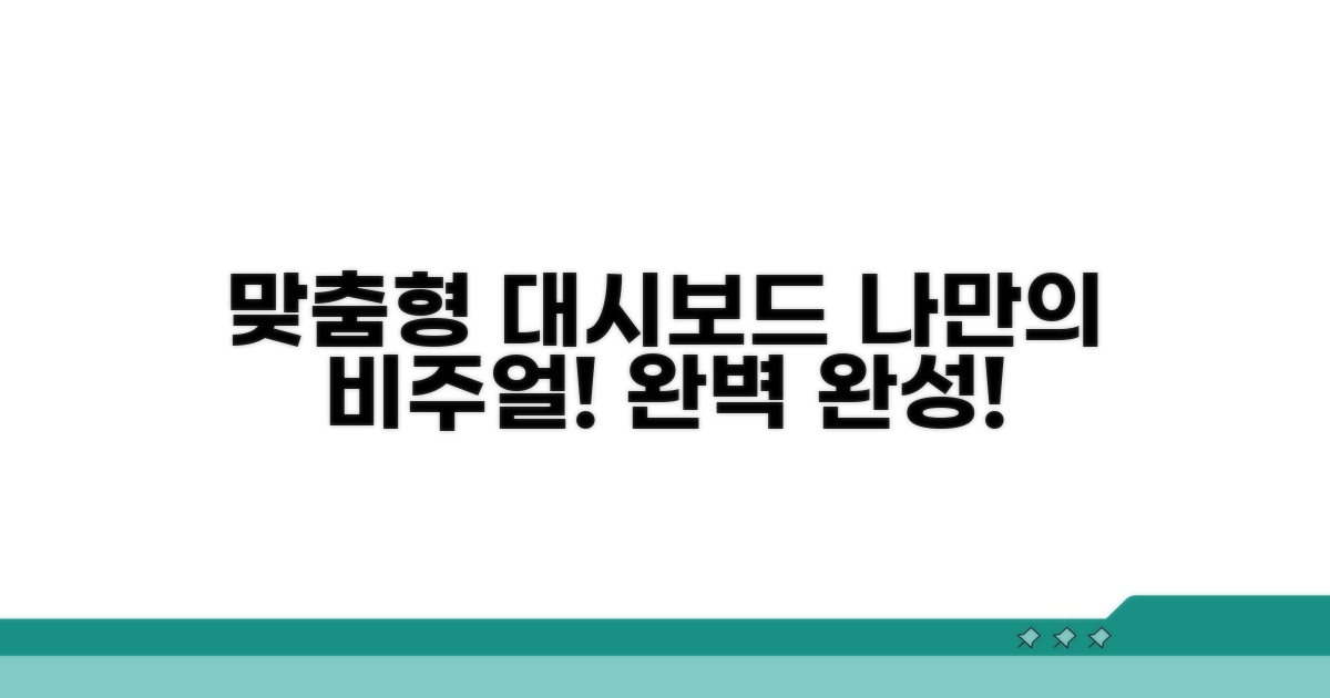 맞춤형 대시보드 완성하기