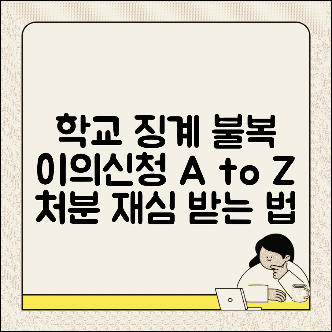 학교 징계 이의신청 방법 | 학교 징계 처분 불복