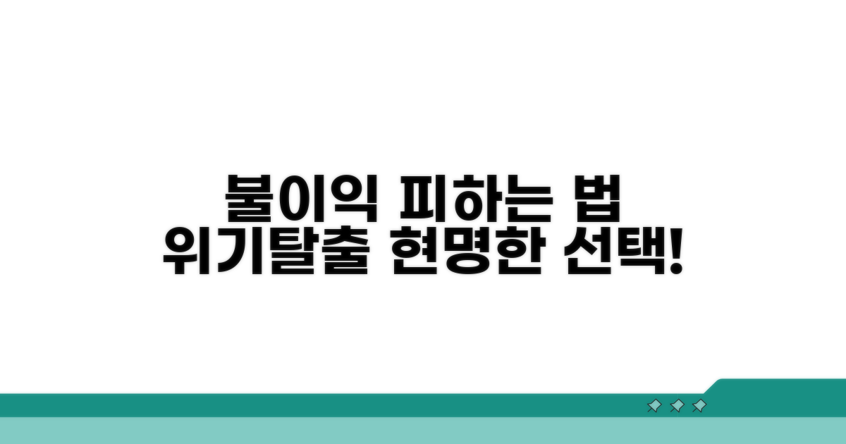 불이익 피하는 현명한 대처법