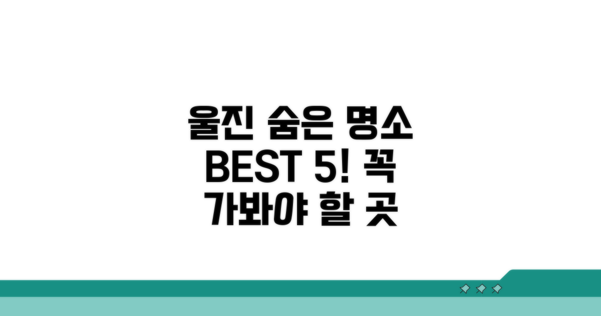 숨겨진 울진 관광 명소 탐방