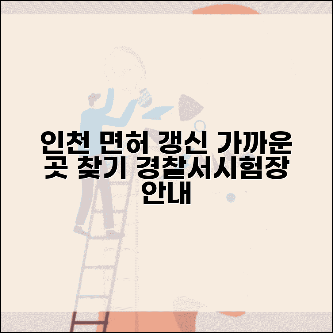 인천 운전면허증 갱신 장소 지역별 안내 | 가까운 경찰서와 시험장 정보