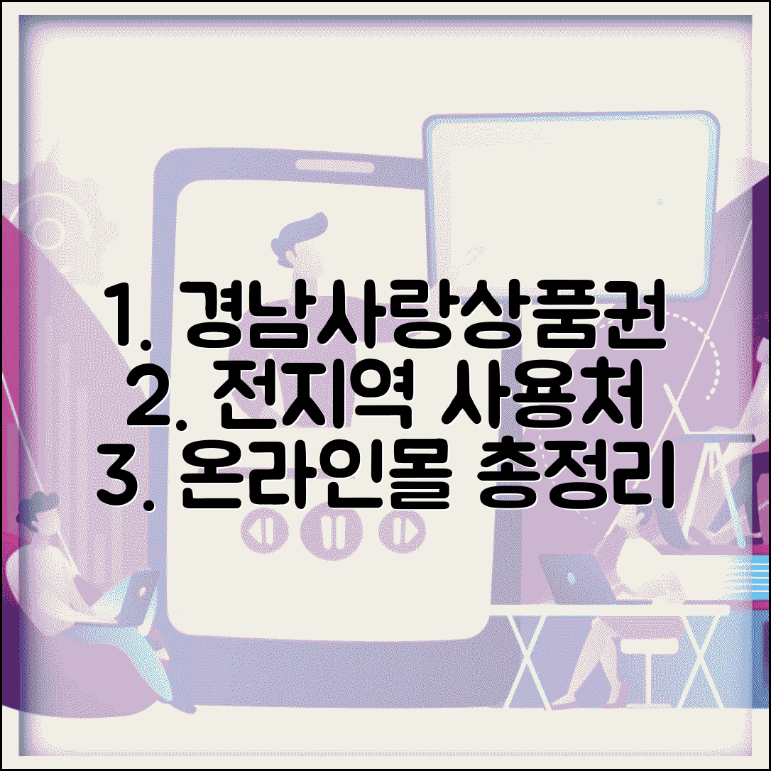 경남사랑상품권 사용처 | 경남 전지역 가맹점 온라인몰 완벽리스트