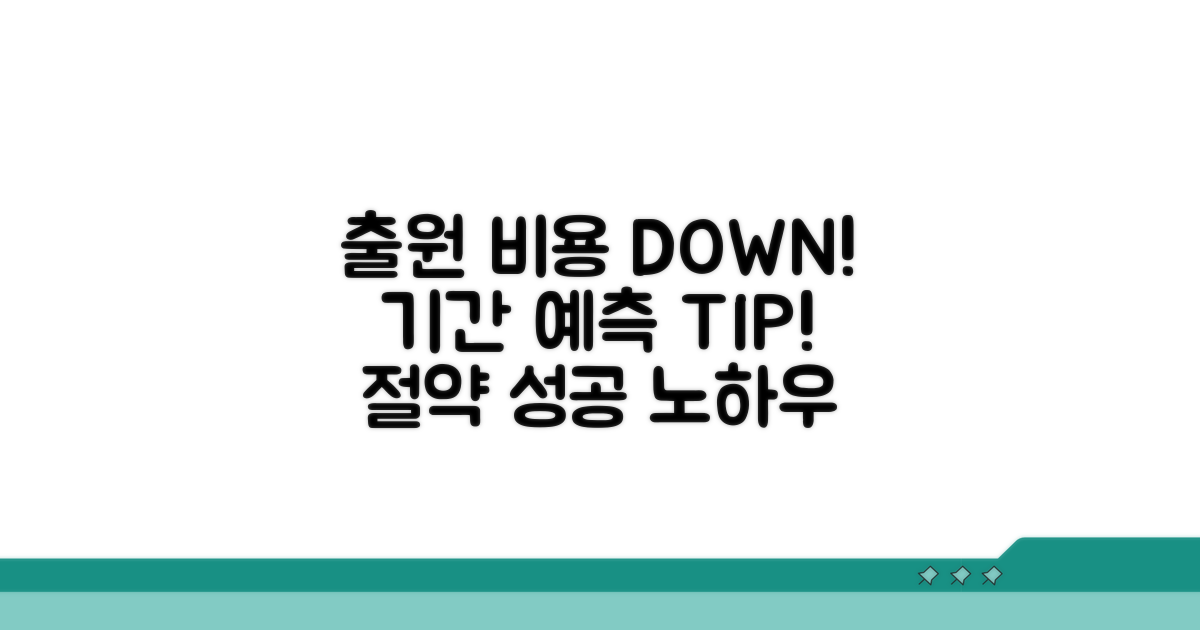 출원 비용 절감 노하우와 기간 예측