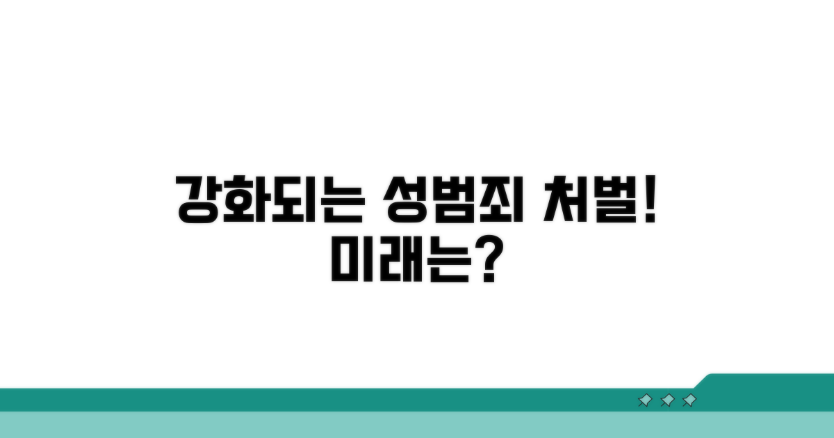 성범죄 처벌 강화 동향과 전망