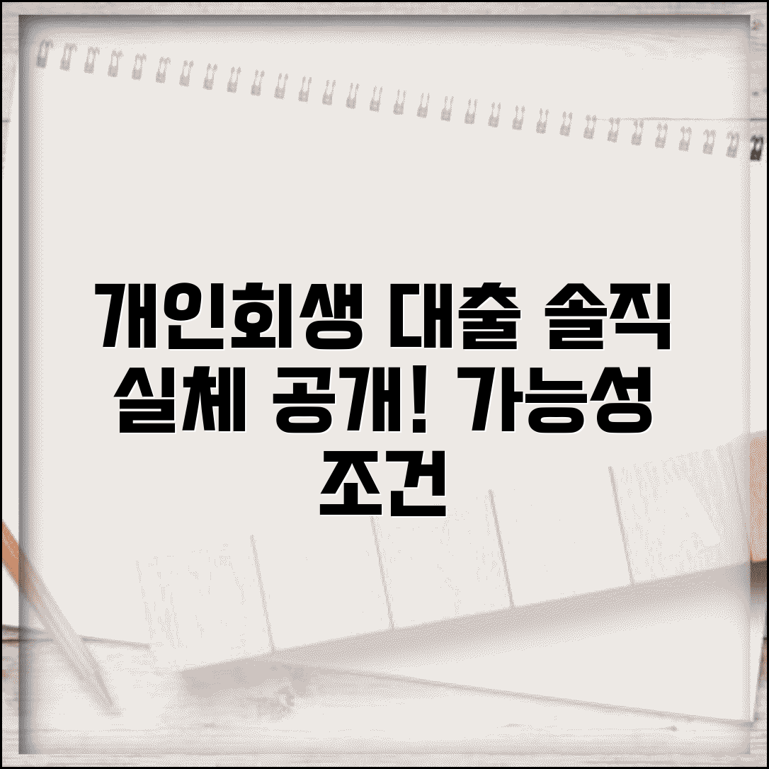 개인회생대출 실체와 현실 | 가능성과 조건 솔직하게 알아보기