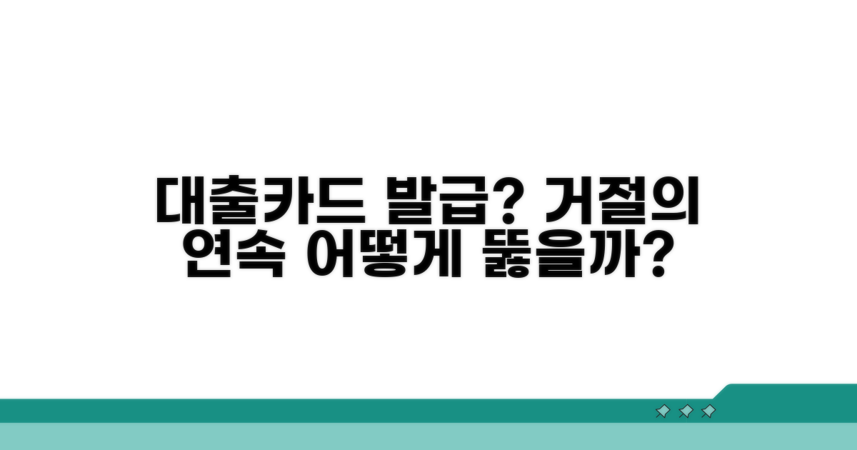 대출, 카드 발급 제한과 어려움