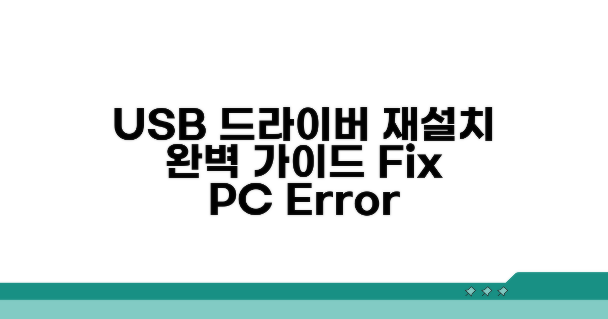 USB 드라이버 재설치 방법 완벽 안내