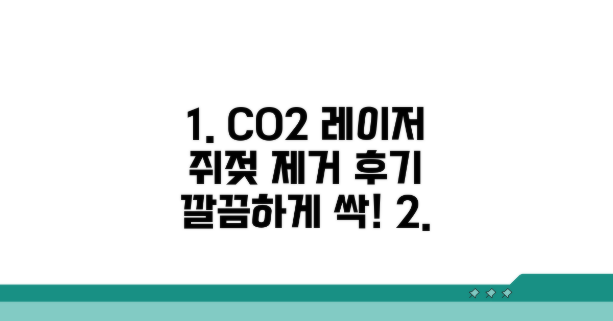 CO2 레이저 쥐젖 제거 후기