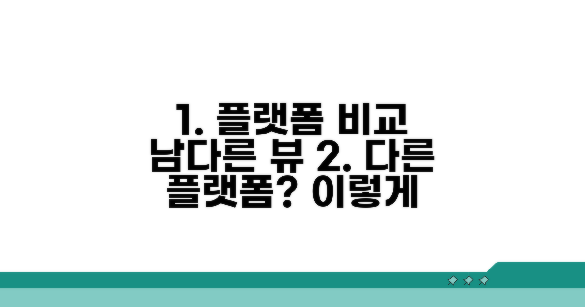 다른 플랫폼은 어떻게 보여줄까?