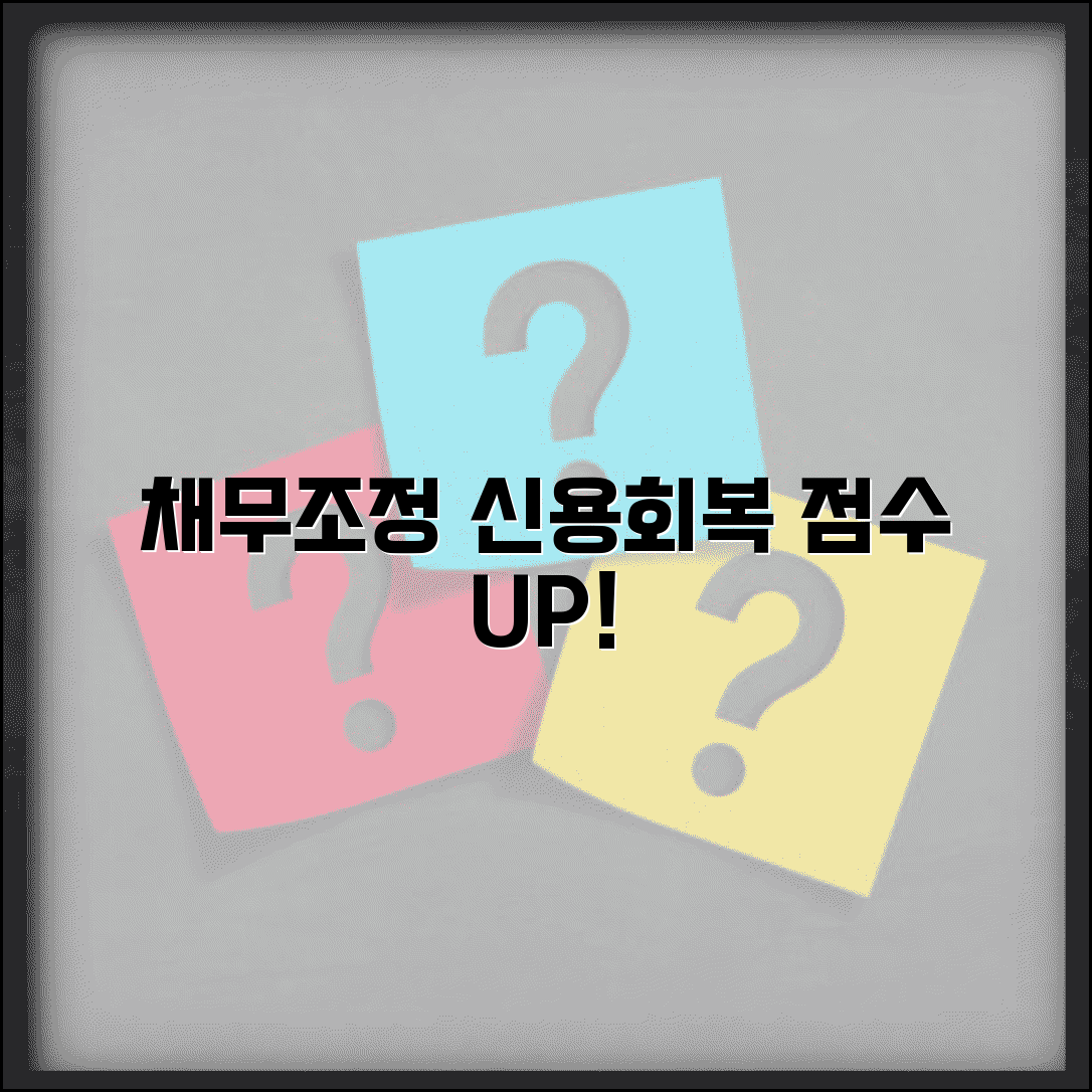 채무조정 신용등급 회복 | 신용점수 상승 전략 | 등급 개선 로드맵