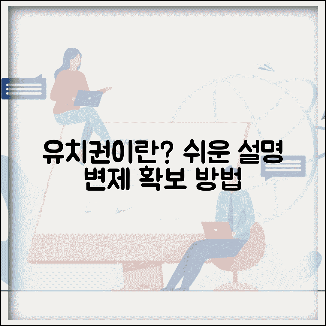유치권 행사 뜻 알기 쉽게 | 채권자의 물건 점유 통한 변제 확보