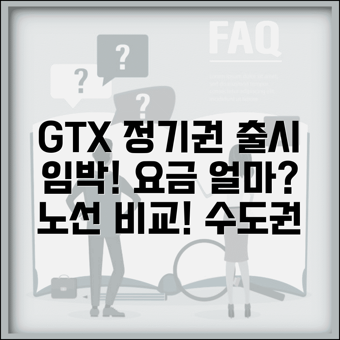 GTX 정기권 출시 예정 정보 | 수도권 광역급행철도 요금 체계, 언제? | 예상 요금 및 노선 비교