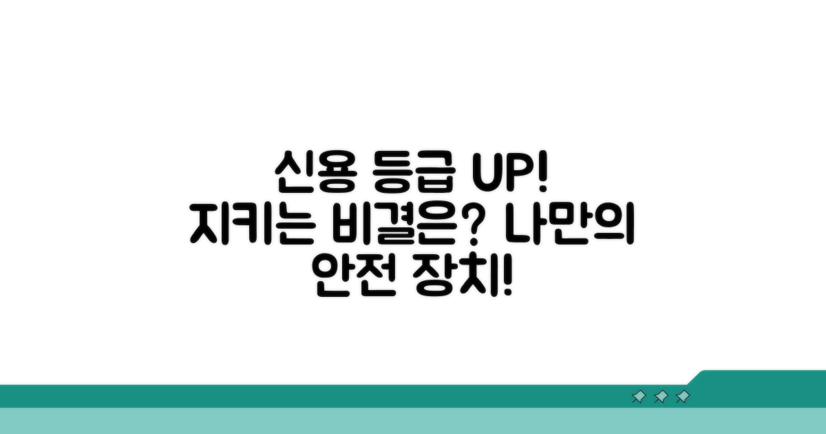 본인 신용등급 지키는 예방법