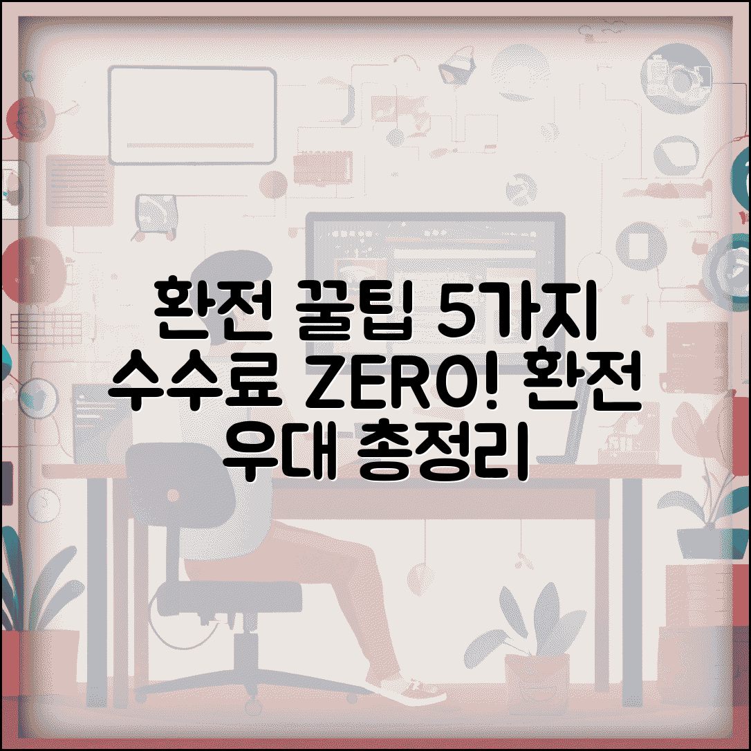 환전 싸게하는 방법 5가지 노하우 | 수수료 절약 꿀팁 및 우대 받는 법 총정리