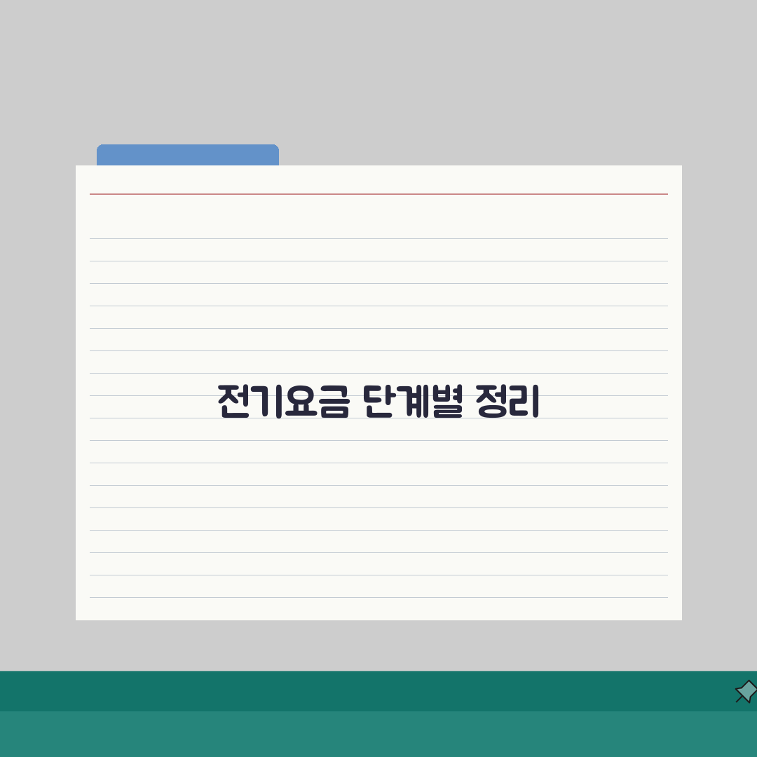 누진세 전기요금 단계별 구간 정리와 절약하는 방법 총정리: 7가지 핵심 팁