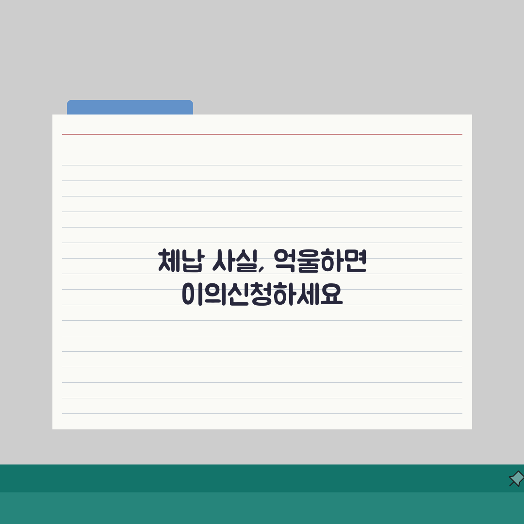 체납사실 이의신청 | 체납내역 정정절차 (+신청사유, 증빙서류, 처리기간) 꿀팁 공유해요!